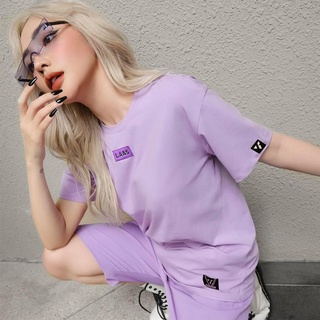 Áo thun nữ  LAAS UNISEX Tee Basic Ss1 - Áo thun cotton dày dặn ( V33 )