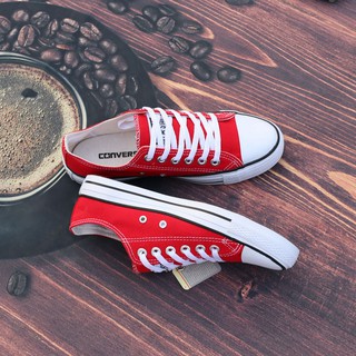Giày CVS AllStar Classic Cổ Thấp Nữ Đỏ Tươi