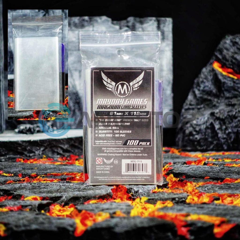 Bọc thẻ bài cao cấp Mayday Games Dwarf King French Tarot Card Sleeves Magnum PHUKTCG87