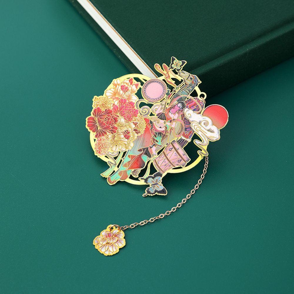 Mmluck Đánh Dấu Trang Sách Bằng Đồng Thau Phong Cách Trung Hoa Sang Trọng