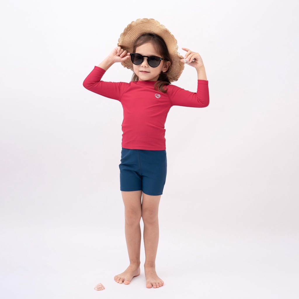 [Bu Baby] Bộ bơi rời dài tay quần đùi cho bé trai bé gái - BU Aqua BSM171301