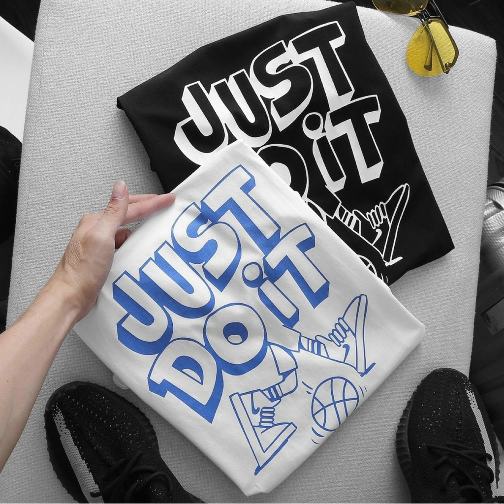 Áo thun bóng rổ cotton Nike Just Do It Basketball