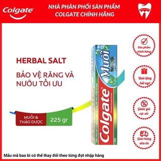 Kem Đánh Răng Colgate Herbal Salt Muối Thảo Dược bảo vệ răng và nướu tối ưu 225g/tuýp