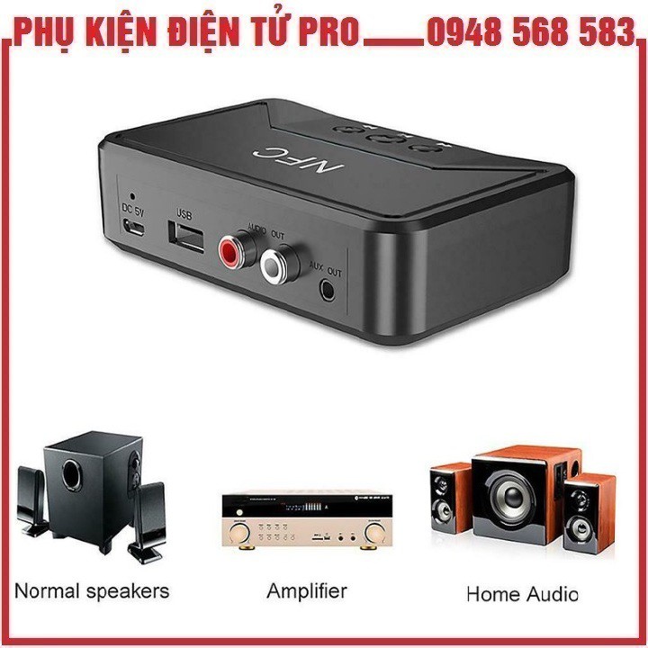 Thiết Bị Thu Phát Nhạc Bluetooth Audio, Nfc Cho Loa Và Âm Ly Bt200