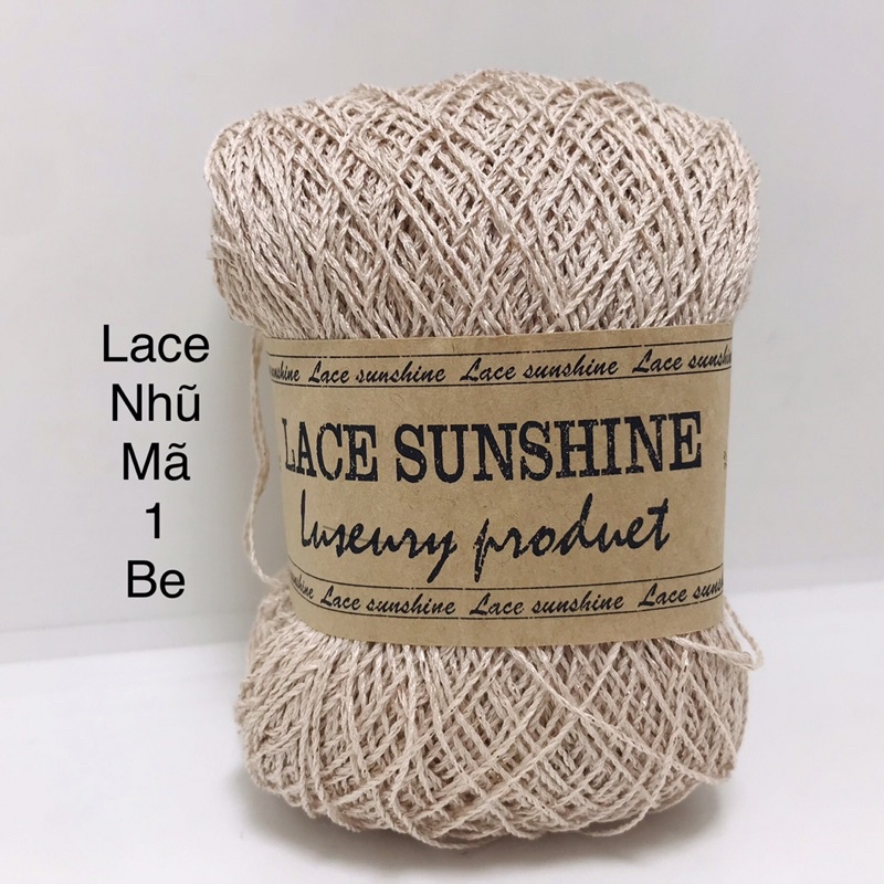 Sợi Lace Sunshine nhũ