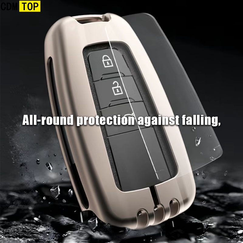 Vỏ Bọc Chìa Khóa Bằng Hợp Kim Kẽm Cho Xe Toyota C-hr Land Cruiser 200 Avensis Auris Corolla 2017 2018 2019 Toyota