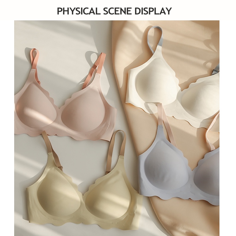 Women Bra Nipple Cover Pad Áo Ngực Lụa Lạnh Siêu Mềm Mại Thoải Mái Không Để Lại Dấu Vết Cho Nữ