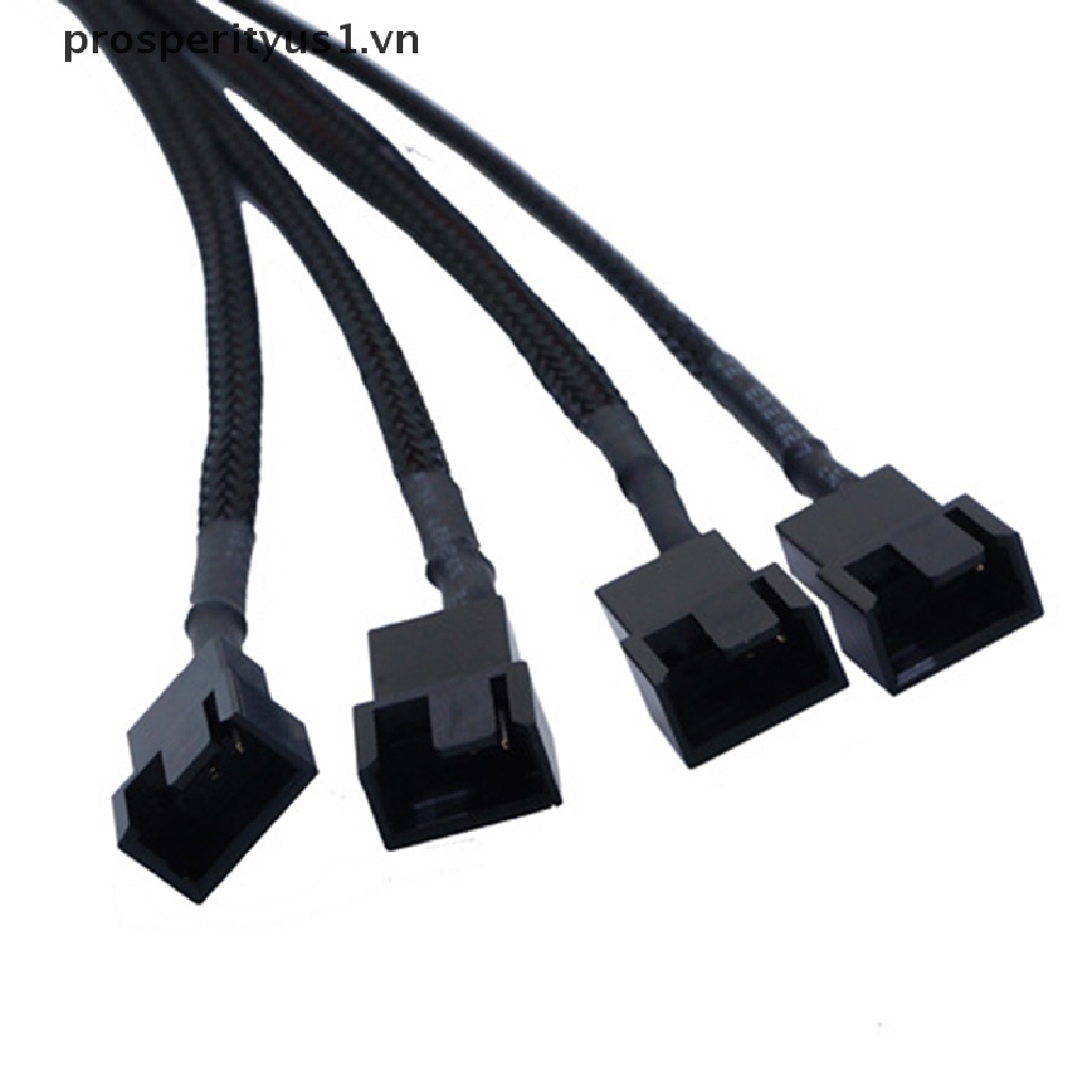 Cáp Chia Quạt Máy Tính 12V 3Pin / 4Pin Molex 4 Chiều prosperityus1