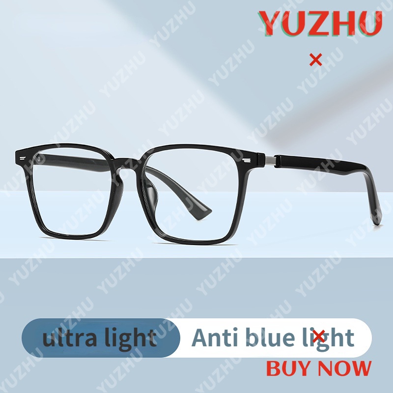 Mắt Kính TR90 Gọng Vuông Chống Ánh Sáng Xanh Siêu Nhẹ Thời Trang Cho Nam Nữ