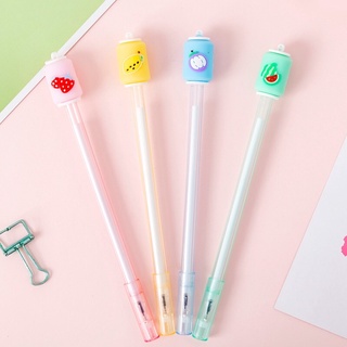 3 Bút lon nước hoa quả bút gel ngòi thay thế bút mực nước gel học sinh nhân viên văn phòng bút ngòi nước văn phòng phẩm