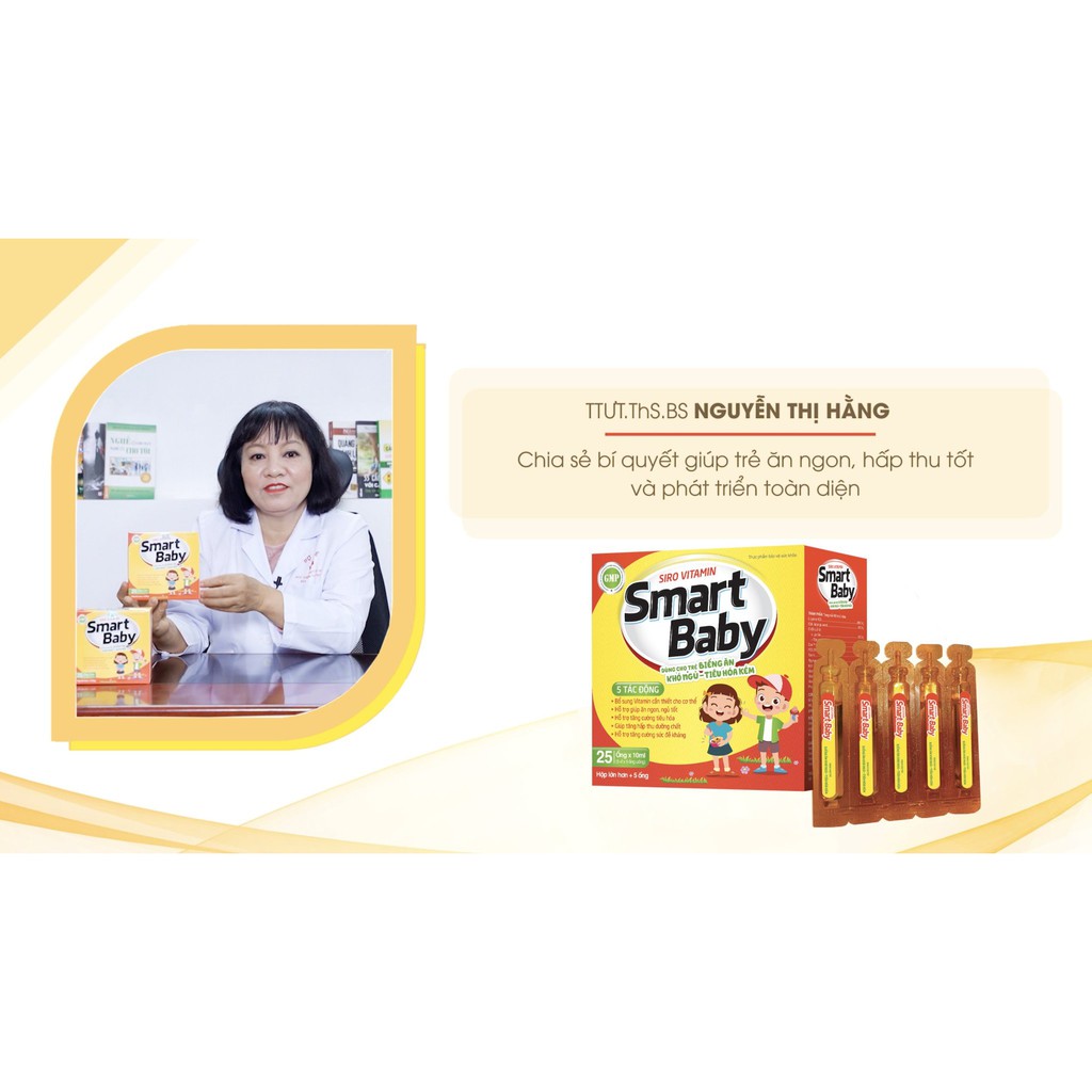 {SP CHÍNH HÃNG} Siro ăn ngon Smart Baby | Thế Giới Skin Care