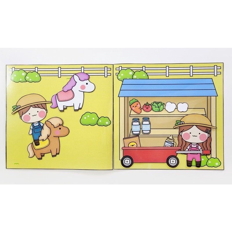 NÔNG TRẠI CỦA JELLY BÚP BÊ GIẤY