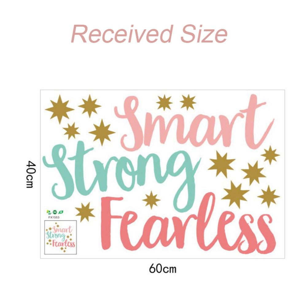 Set 1 / 3 Sticker Dán Tường Truyền Cảm Hứng Trang Trí Phòng Ngủ Cho Bé