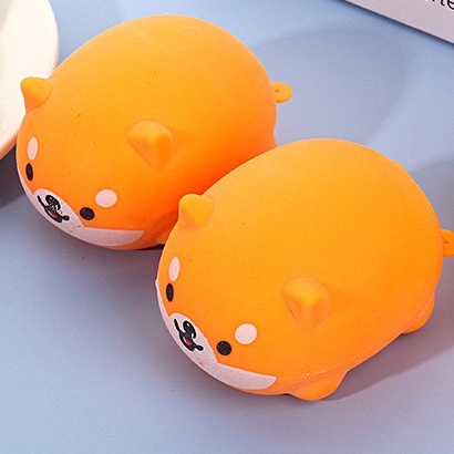 🔥HOT TIKTOK🔥Con chó Shiba Vàng siêu kute-đồ chơi squishy hình con chó SHIBA màu vàng đáng yêu  kéo dài GUDETAMA giúp g