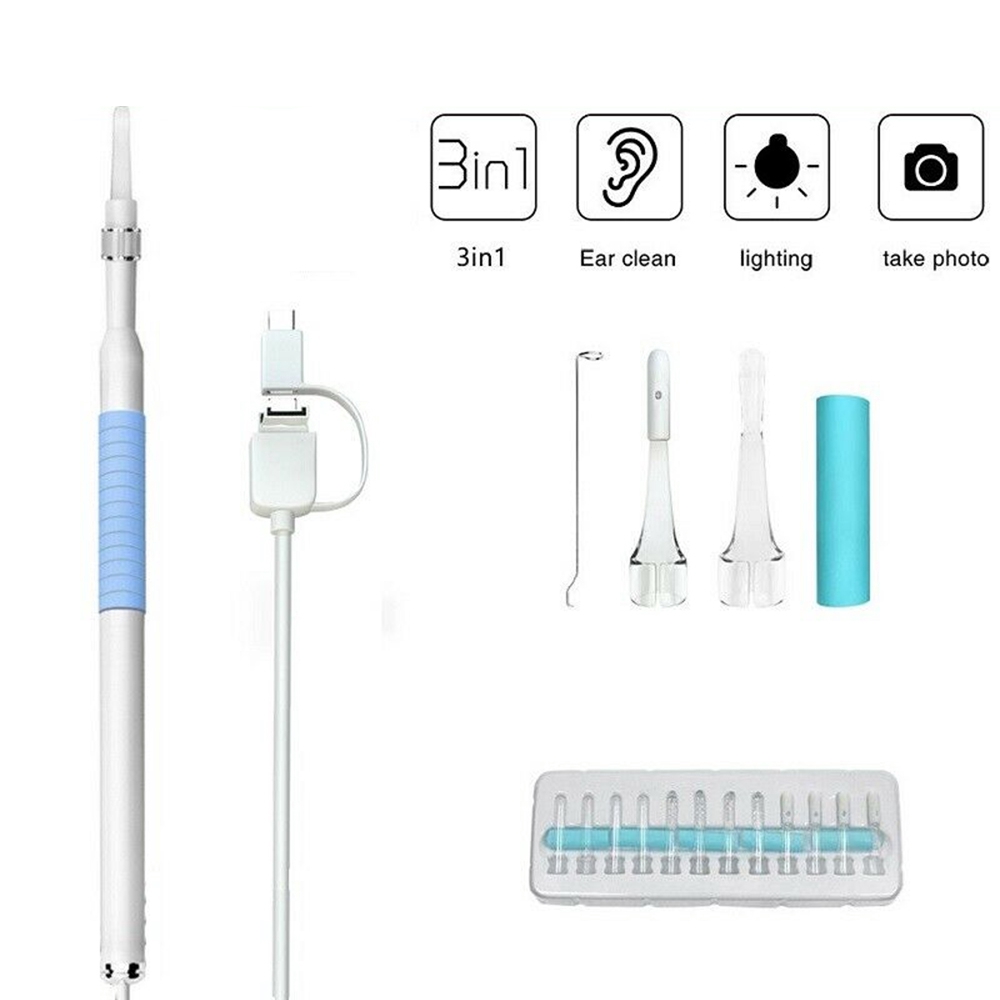 Bộ Dụng Cụ Lấy Ráy Tai Có Camera HD Tiện Dụng