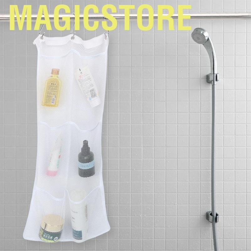 Magicstore Bath Brushes Hanging Mesh Shower Organizer Large Caddy Bathroom Accessories