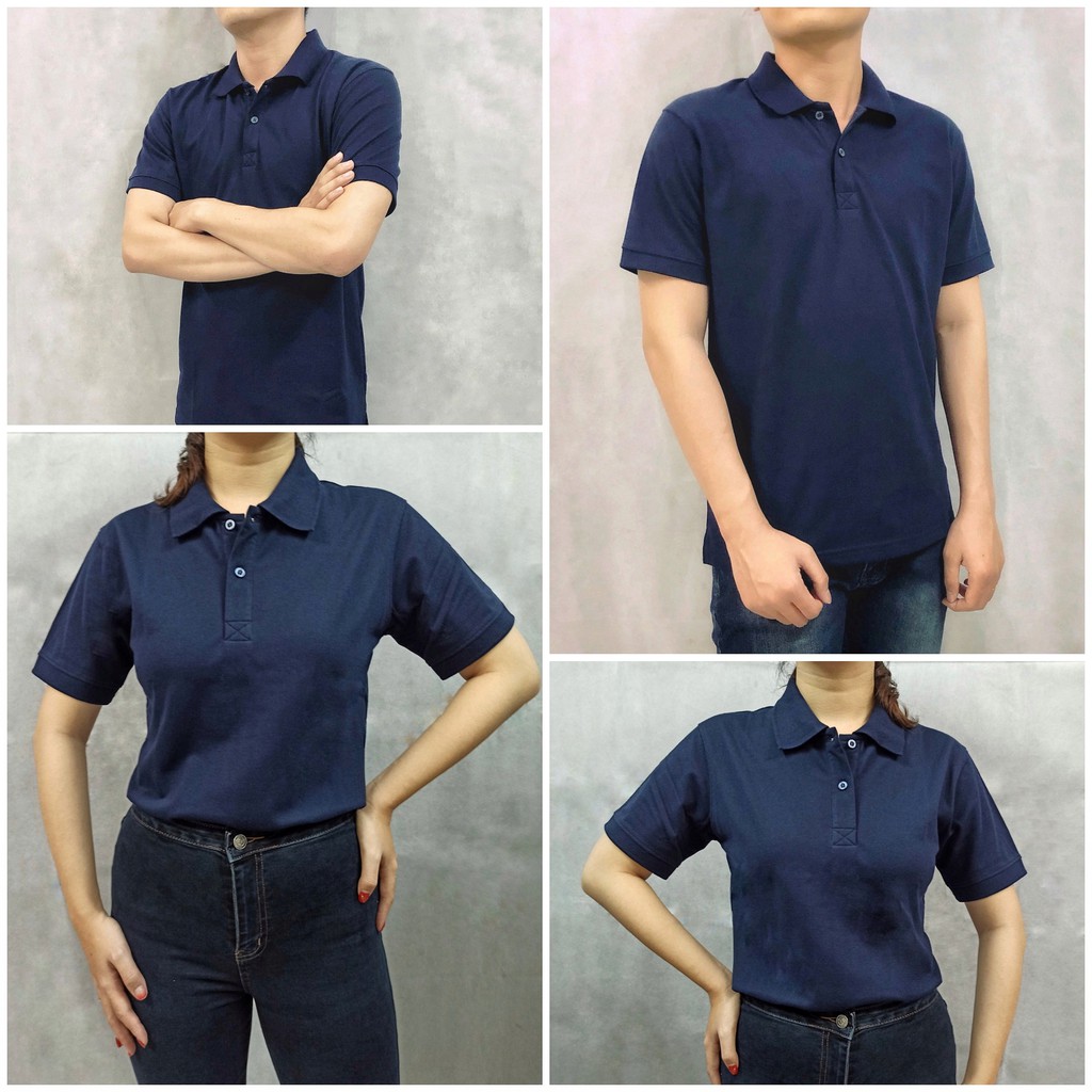 [Mua2Tặng1] Áo Thun POLO trơn Unisex (Cá sấu 4 chiều) | BigBuy360 - bigbuy360.vn