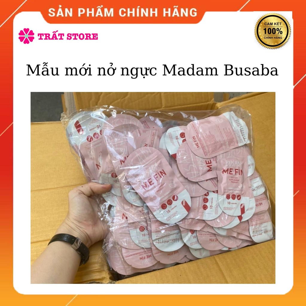 Viên uống Madam Busaba tăng vòng 1 ( có che tên khi giao)