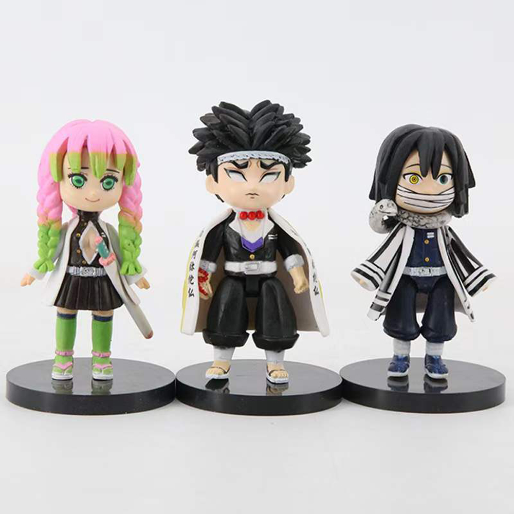 Set 9 Mô Hình Nhân Vật Phim Anime Shinobu Bằng Pvc