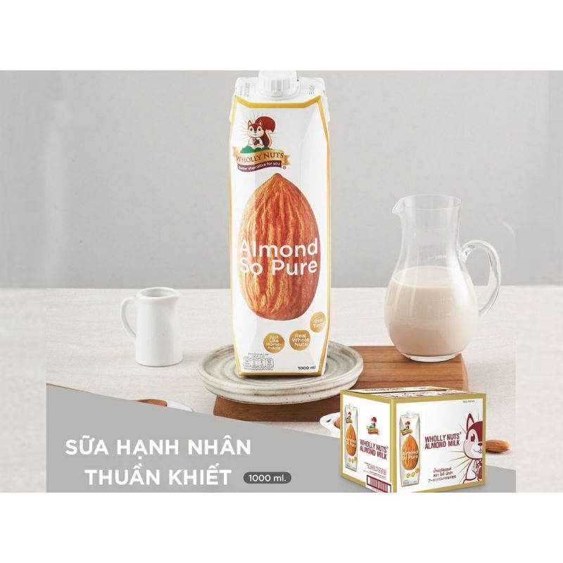 SỮA HẠT HẠNH NHÂN THUẦN KHIẾT WHOLLY NUTS 137 DEGREES