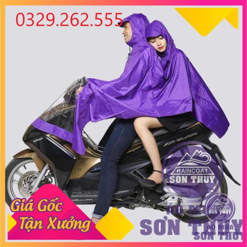 (Sale Khủng)  Áo mưa 2 đầu cao cấp Sơn Thủy vải dù siêu bền