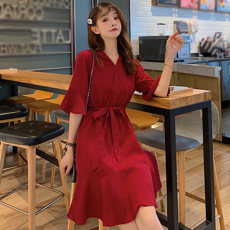 Đầm Maxi Ôm Eo Thời Trang Thanh Lịch Cho Nữ