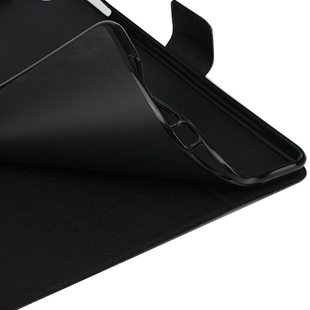 Bao da bảo vệ máy tính bảng Samsung Galaxy Tab A 9.7" SM-T550 T555 SM-P550 P555 kèm bút cảm ứng thiết kế màu trơn