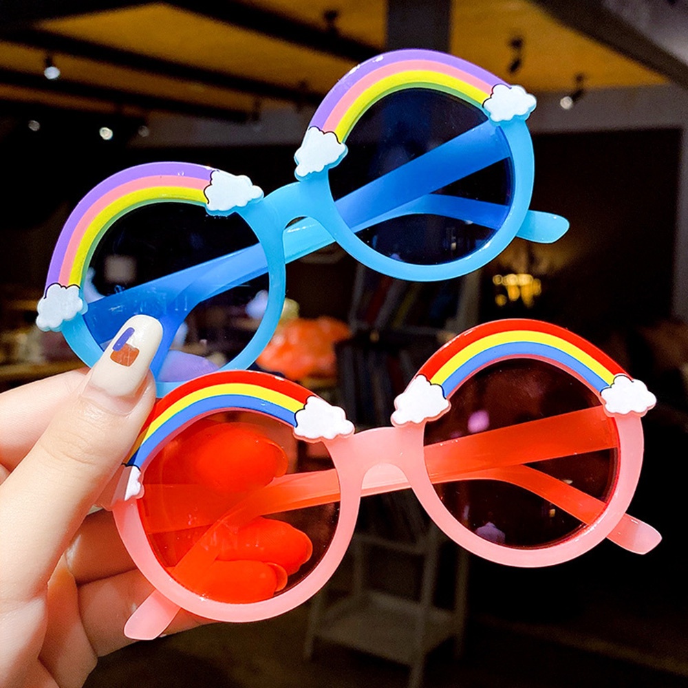 Kính Mát Gọng Tròn Nhiều Màu Sắc Dễ Thương Cho Bé