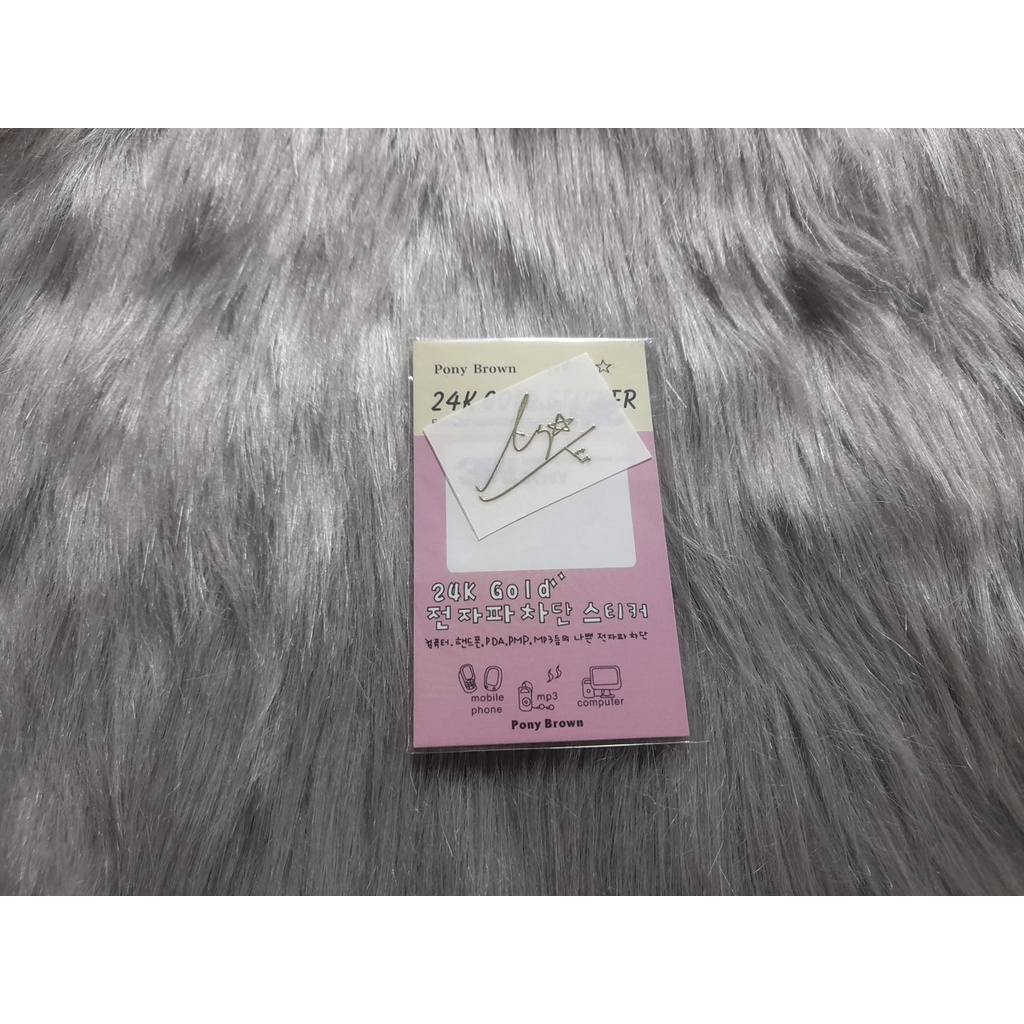 Hình dán BLACKPINK trang trí điện thoại, photocard gold sticker
