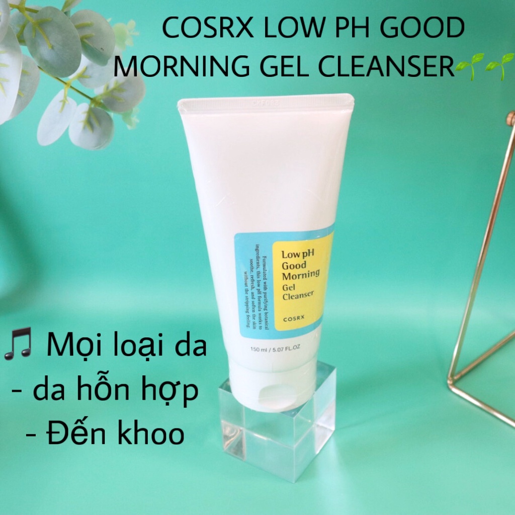 Sữa Rửa Mặt Dạng Gel Cosrx Low PH Good Morning Gel Cleanser 150ml
