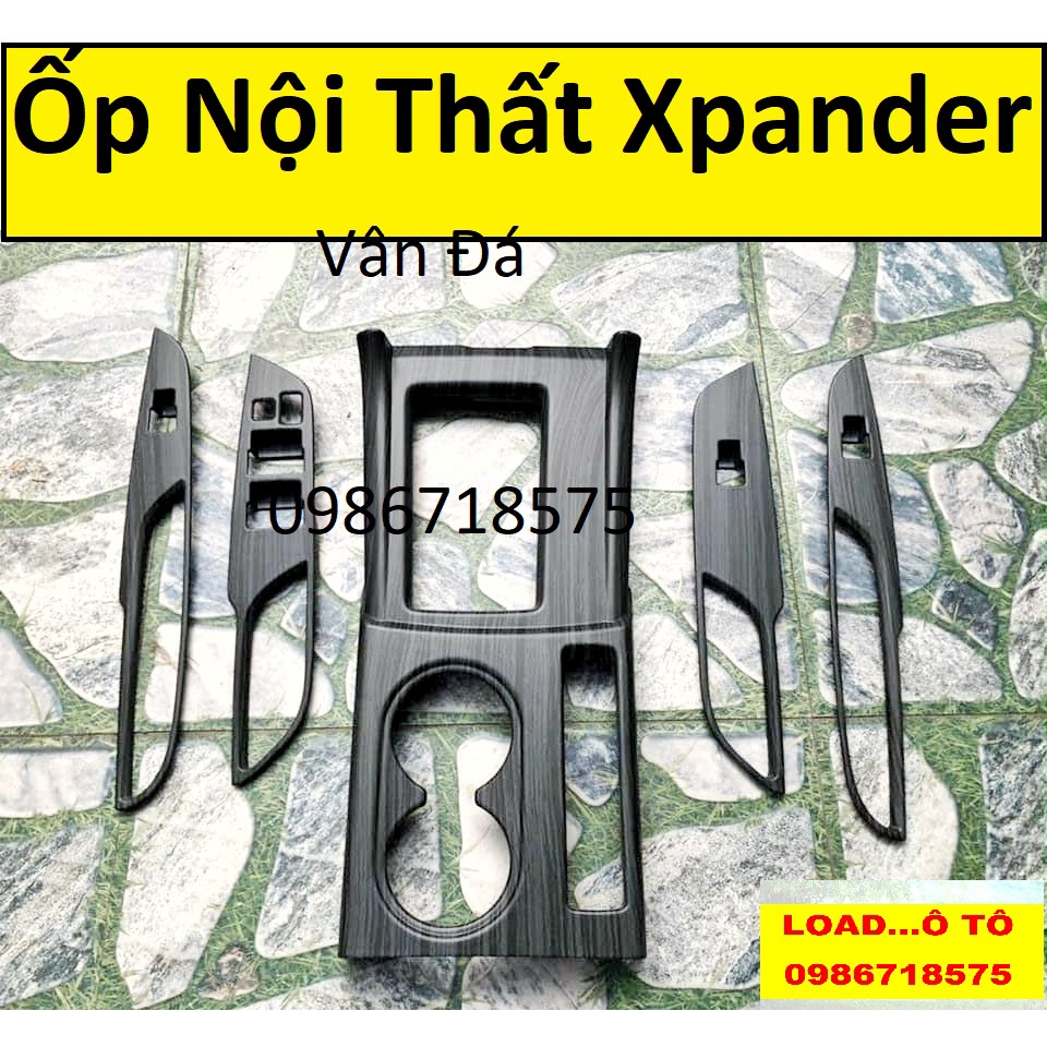 Ốp Nội Thất Xe Xpander, Xpander Cross 2022-2018 Mẫu Carbon, Vân Đá Nhựa ABS Cao Cấp