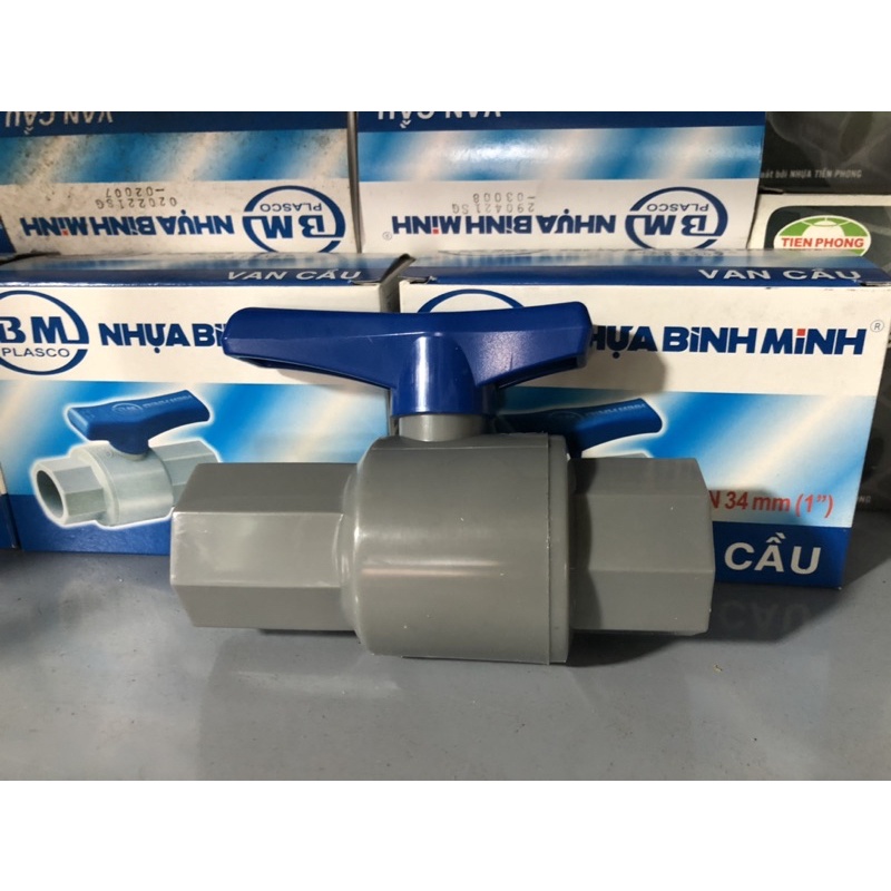 Van khoá nước PVC Bình Minh 21,27,34,42