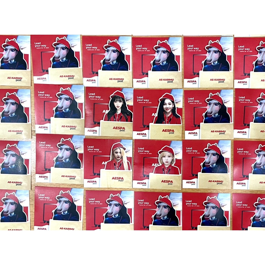 AESPOST aespa sticker niêm phong
