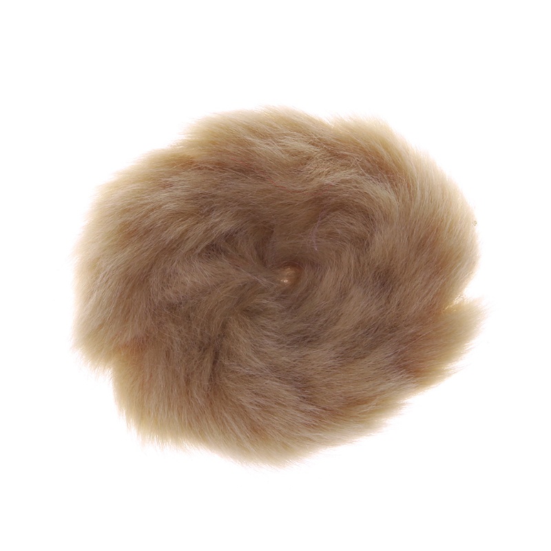 Dây buộc tóc cao su co giãn phối lông giả thời trang cho nữ