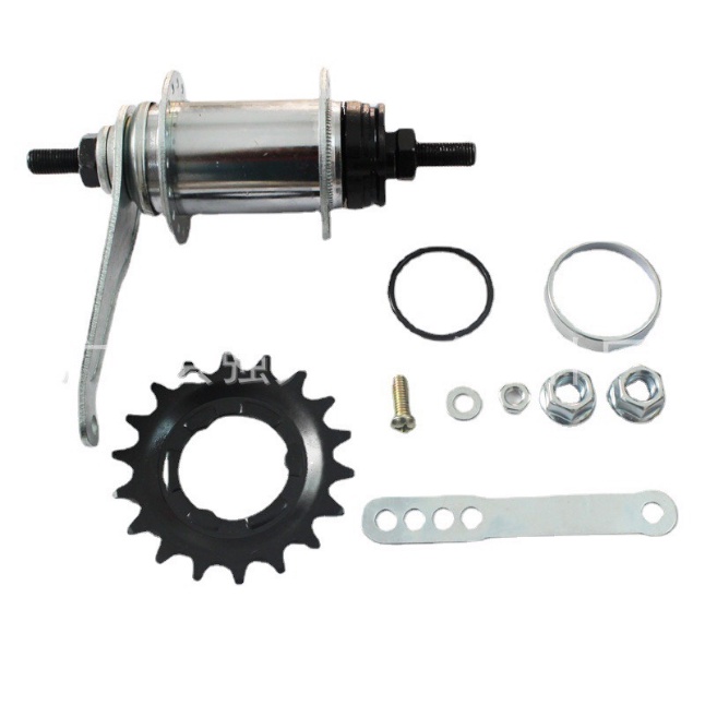 Cụm phanh chân phanh đạp ngược xe đạp Single Fixed Gear 36 lỗ