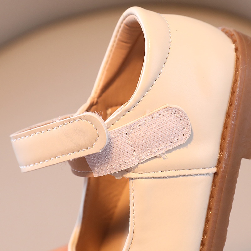 Giày Búp Bê Trái Tim MG Baby Chính Hãng Phong Cách Hàn Quốc Da Mềm Chống Trơn Cho Bé Gái Từ 1-8 Tuổi