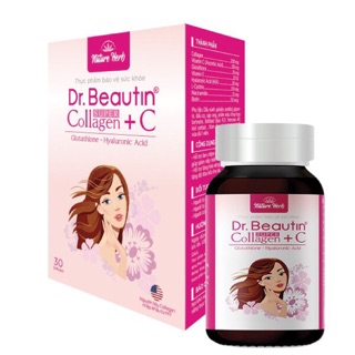 Viên uống DR.BEAUTIN SUPER COLLAGEN + C - Bổ sung Collagen làn da căng bóng, mềm mượt, trắng sáng