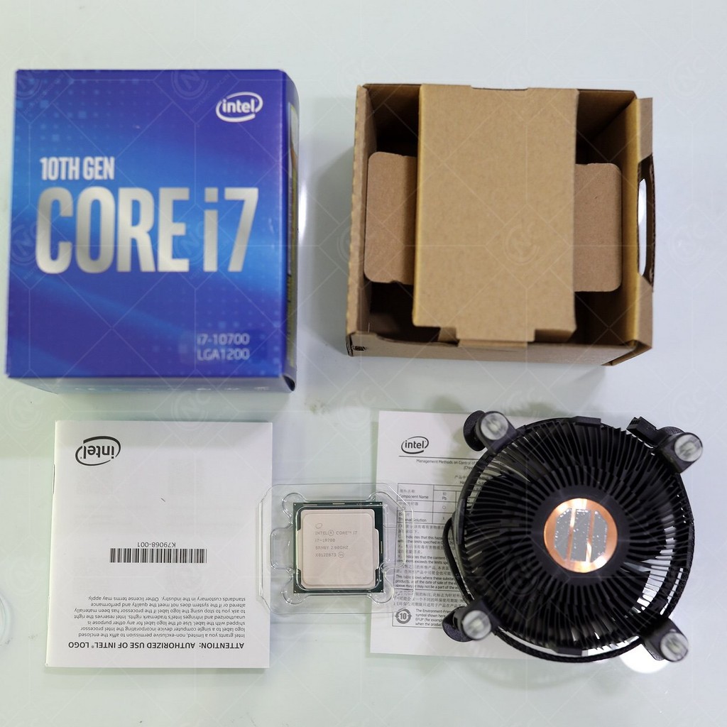 Tản Stock Intel i7-10700 Socket 1200 Mới (Zin Keo Hãng)