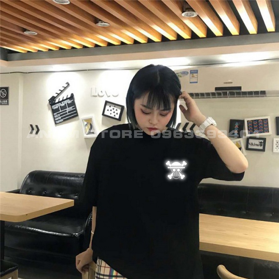 Áo thun phản quang Tay Lỡ Nam Nữ Luffy 03