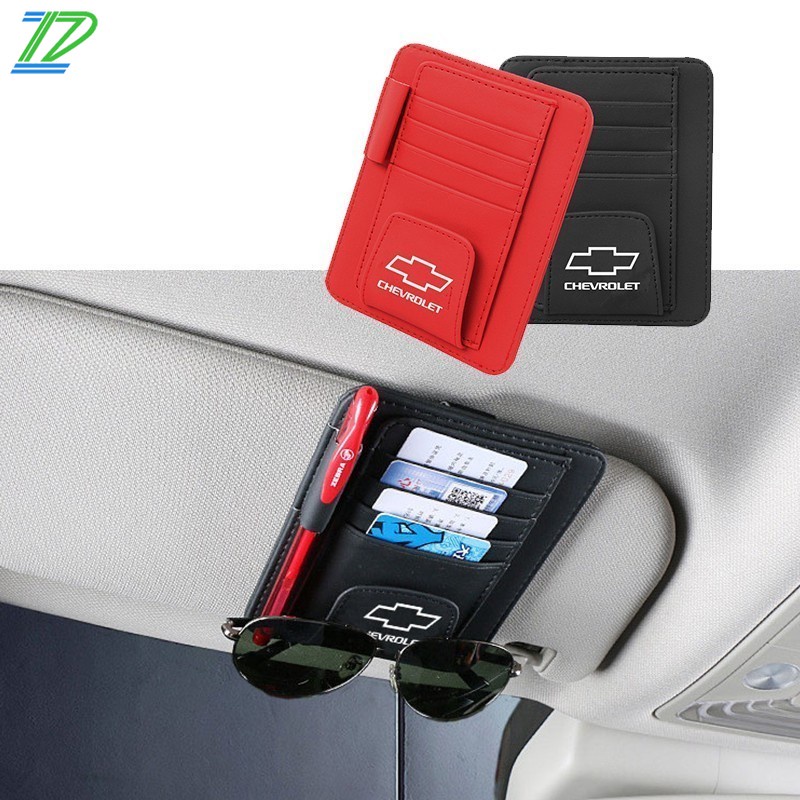 Kẹp Da Gắn Kính Chống Nắng Cho Xe Hơi Chevrolet Colorado Aveo Cruze Optra Captiva Sonic Spark Camaro Malibu