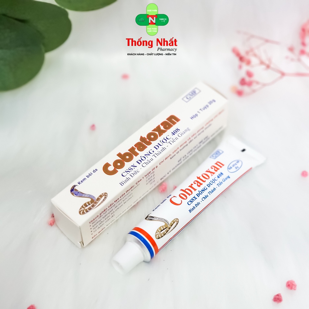 Kem xoa bóp, giảm đau khớp, nhức mỏi Cobratoxan hộp 10 tuýp 20g