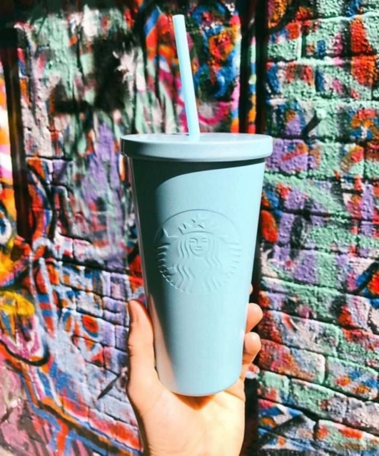 Ly giữ nhiệt STARBUCKS Matte one-color embossed logo ver1