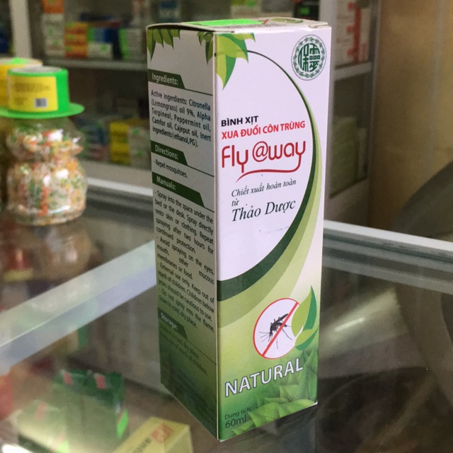 Xịt muỗi fly away 60ml