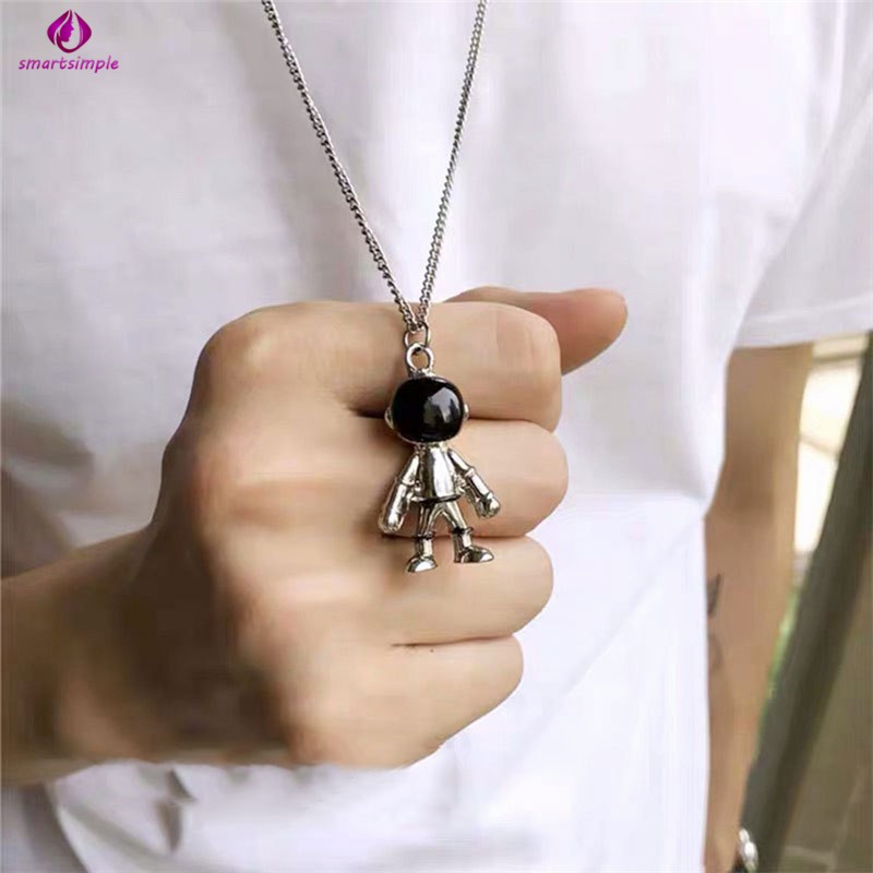 Dây chuyền hình phi hành gia thời trang hiphop dành cho nam và nữ
