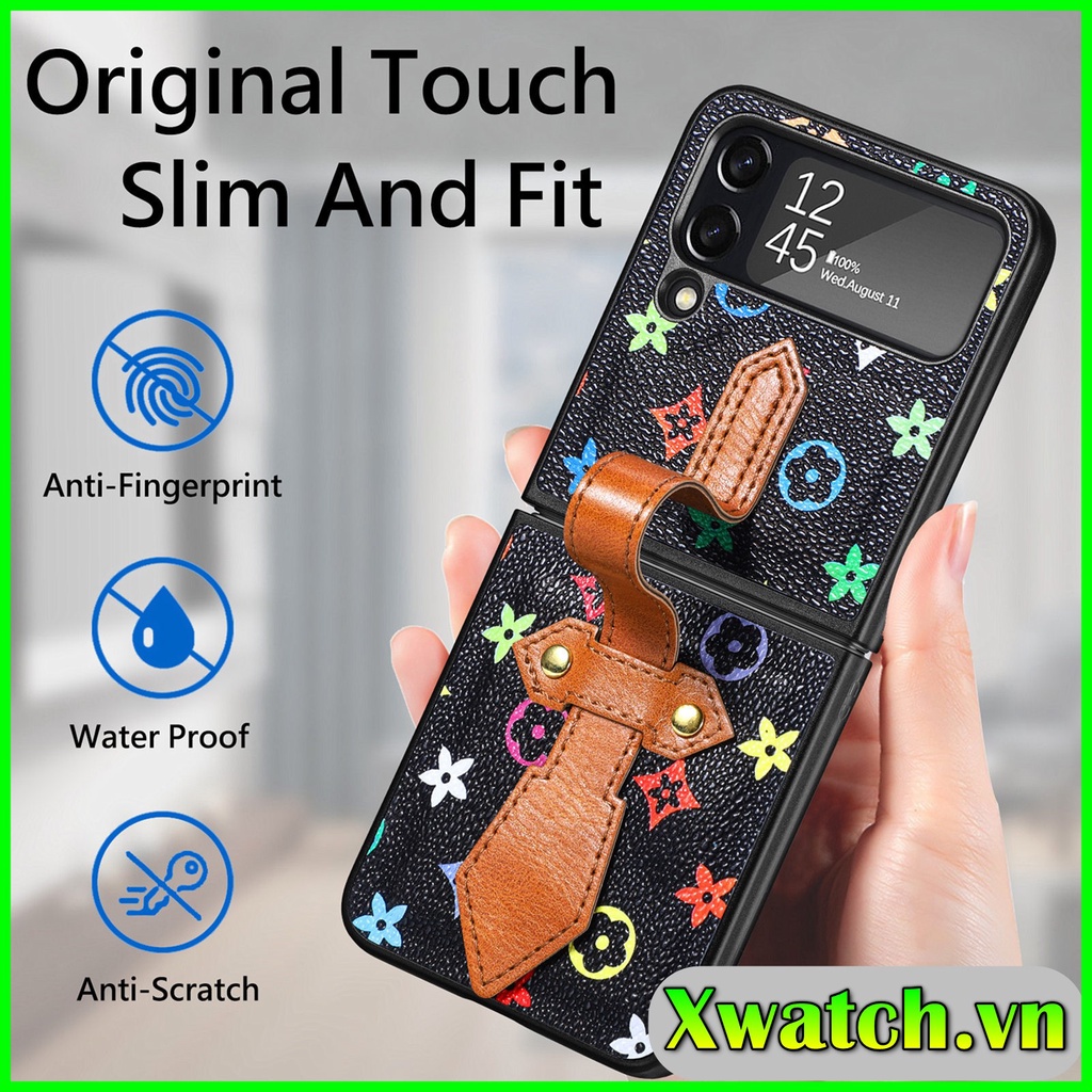 Ốp lưng dành cho Samsung Galaxy Z Flip 4 họa tiết L.V