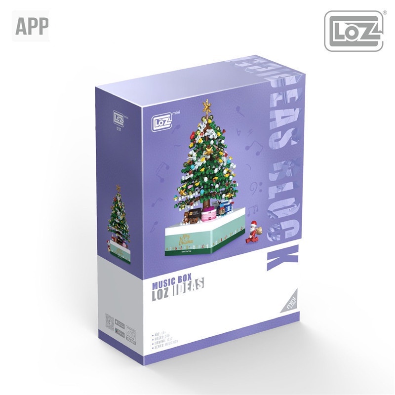 Hộp nhạc phong cách Giáng Sinh 1237/1238/Christmas