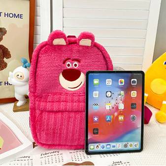 Gấu dâu DISNEY Ba Lô Đi Học Hình Gấu Pooh Lotso Sullivan Người Ngoài Hành Tinh Hoạt Hình Cho Bé Gái