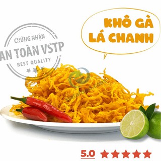 Khô gà lá chanh 100gr khô gà lá chanh thơm ngon giòn dai