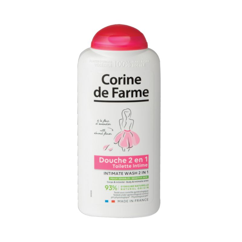 Sữa tắm làm sạch nhẹ nhàng cơ thể và vùng kín corine de farme shower gel - ảnh sản phẩm 1