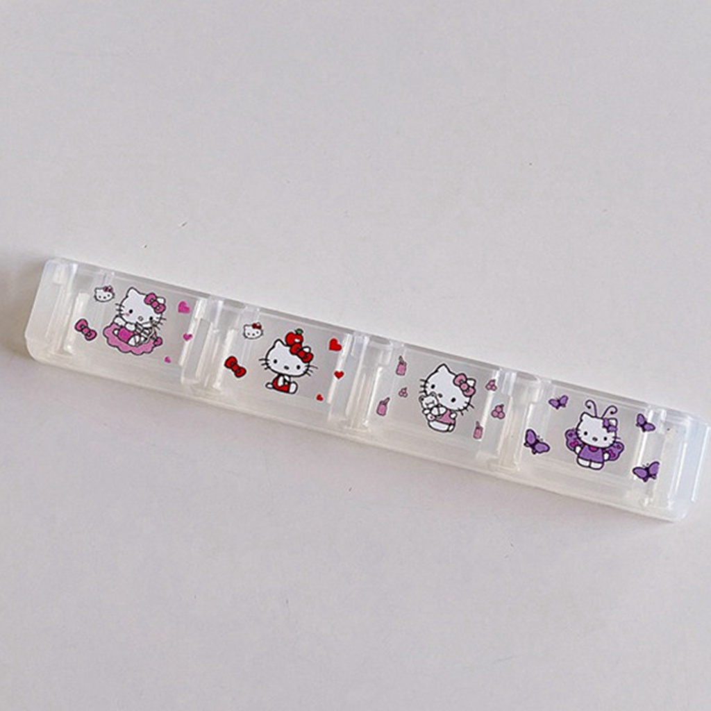 Kẹp Giữ Dây Cáp Sạc Để Bàn 1 Đầu 4 Dây Hình Động Vật Hoạt Hình Đáng Yêu